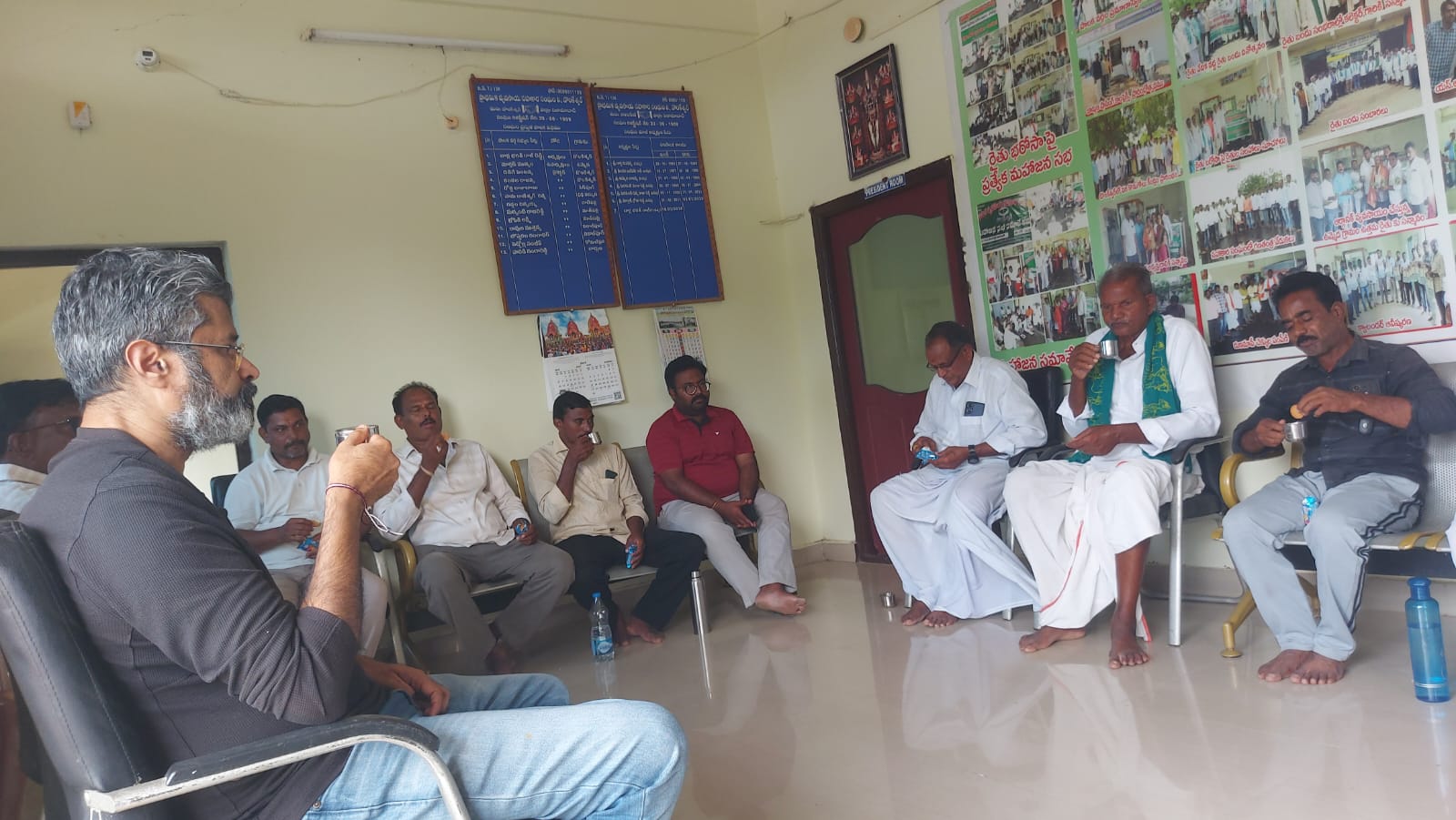Induru farmers meeting with Mr. CS Bhaskar — photo 1