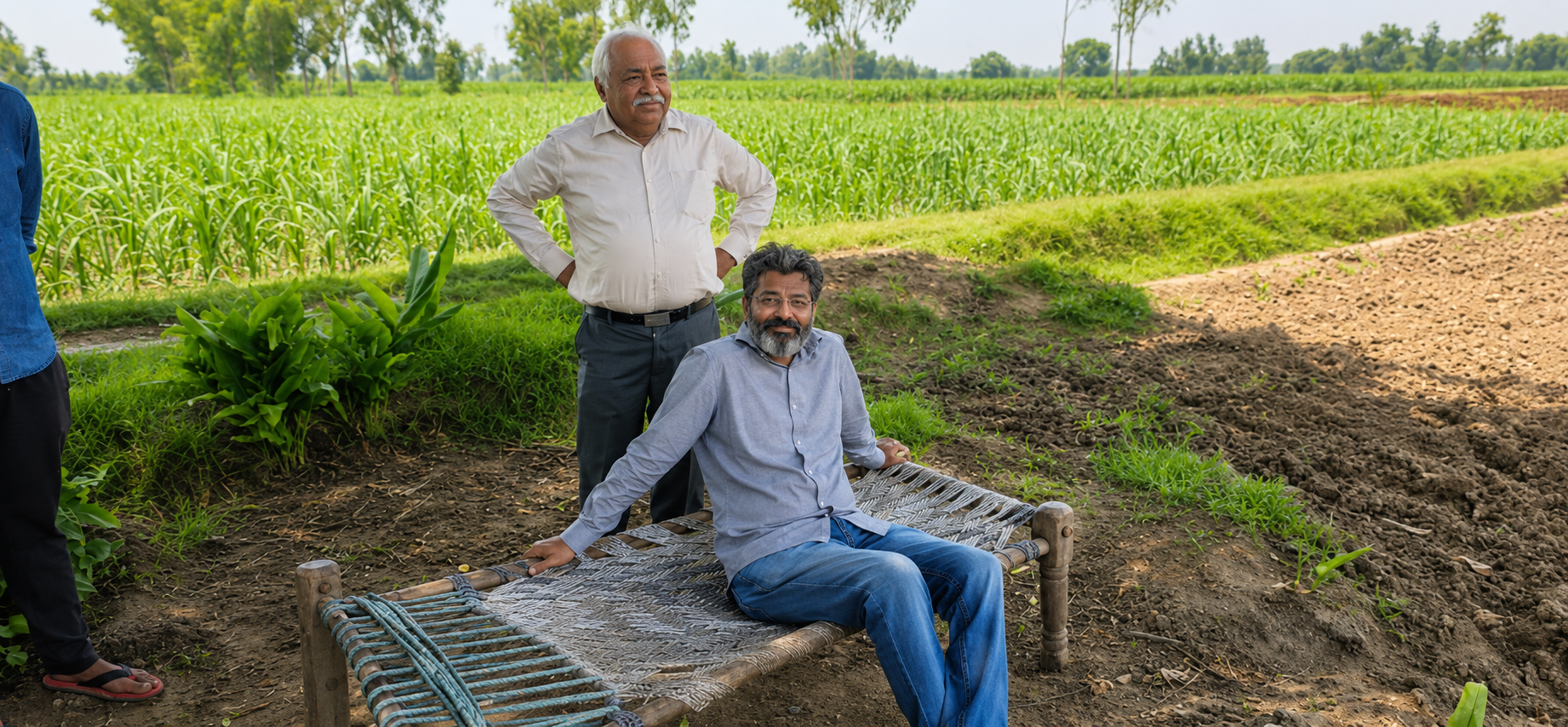 DAL team at a Napier and sugarcane field