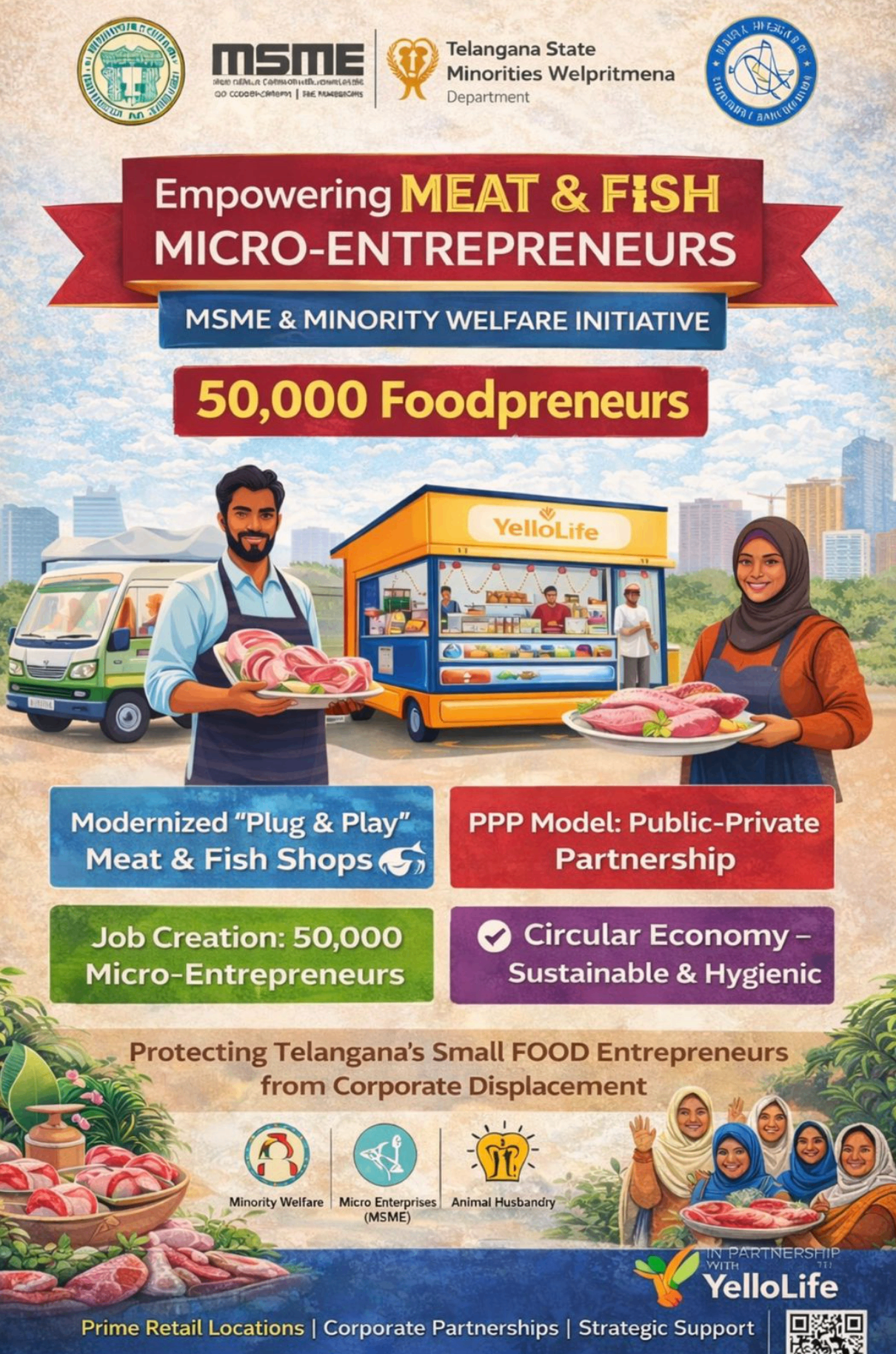 Empowering meat and fish micro-entrepreneurs — 50,000 foodpreneurs