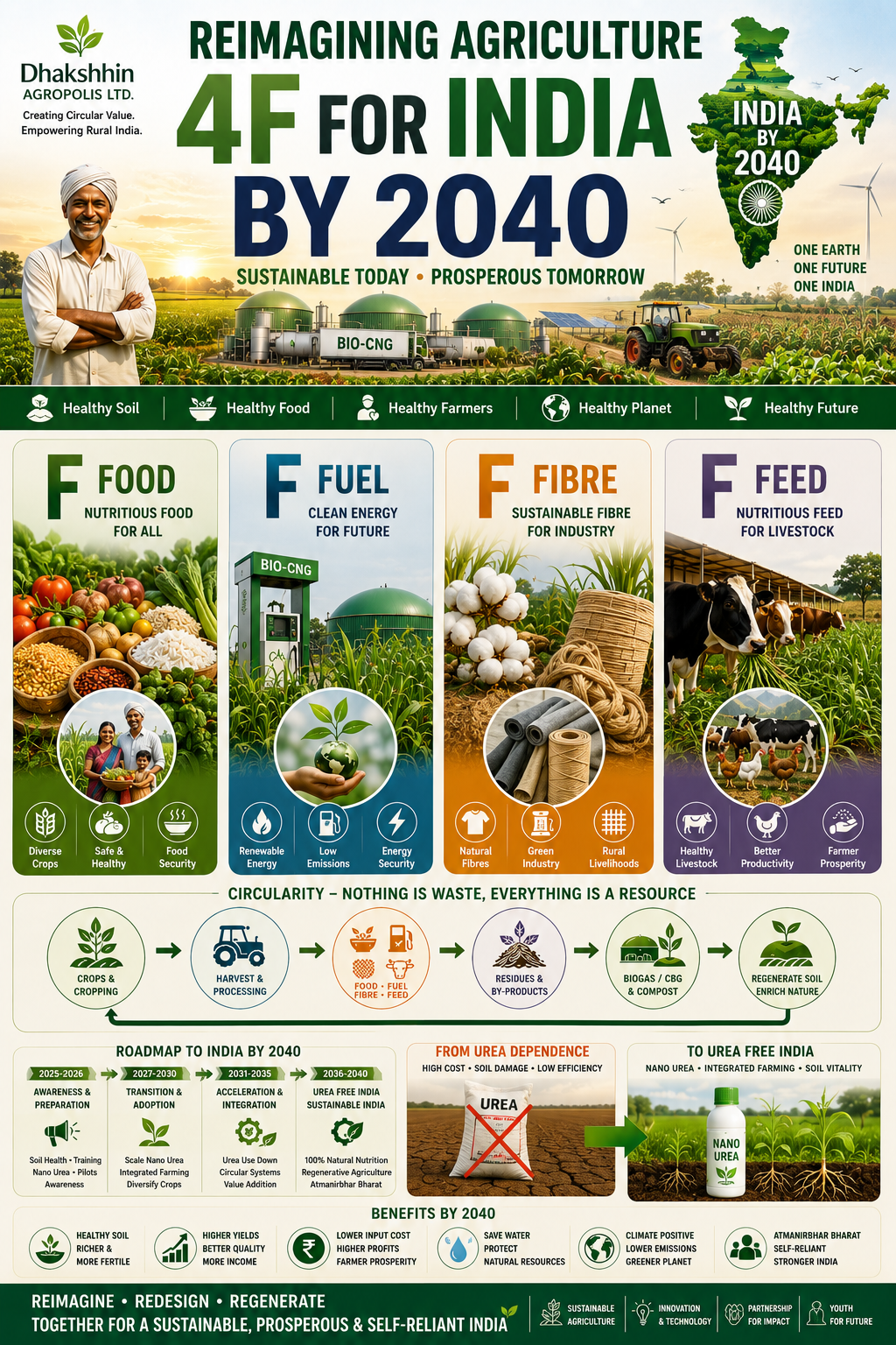 Reimagining Agriculture — 4F for India by 2040